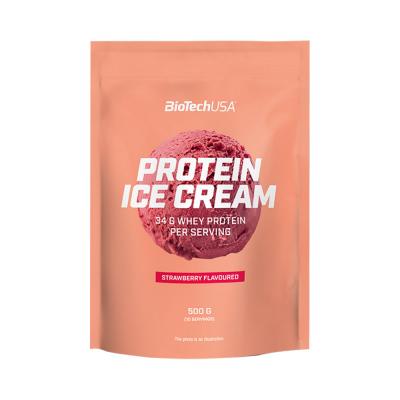 BIOTECH USA Protein Ice Cream (500g)Fraise Desserts