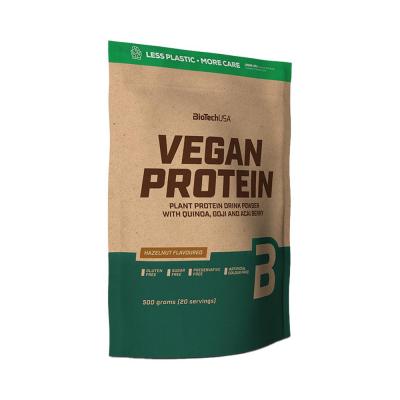 BIOTECH USA Vegan Protein (500g)Noisette Prot&eacute;ines V&eacute;g&eacute;tales