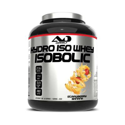 ADDICT SPORT NUTRITION Whey Isobolic (2kg)Fraise Banane Whey Isolate