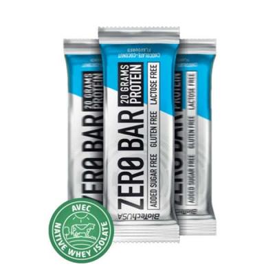BIOTECH USA  Zero Bar 50g Chocolat noix de coco - Barres prot&eacute;in&eacute;es