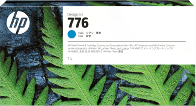 HP INK HP 776 Cartouche d'encre Cyan Original 1XB09A