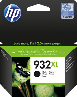 HP  cartouche d'encre  932 xl (noir) noir
