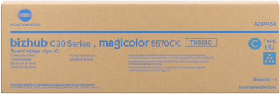 KONICA MINOLTA  TN-313C Toner Cyan Original A06V454