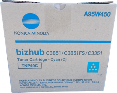 KONICA MINOLTA  A95W450 Cartouche de toner Compatible Cyan 1 pi&egrave;ce(s)