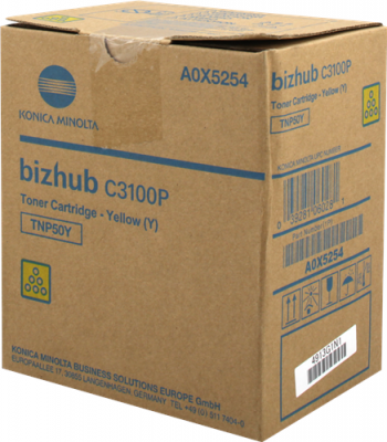 KONICA MINOLTA Toner jaune Konica-Minolta Bizhub C3100P (TNP-50Y)