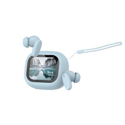 AVIZAR  &Eacute;couteurs TWS Bluetooth 5.4 avec &Eacute;cran LCD Braga R&eacute;duction de Bruit ANC Bleu