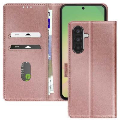 Etui Portefeuille pour Galaxy A56 / A36 Chesterfield avec Fonction Support Dor&eacute;e