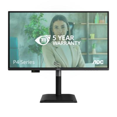 AOC  Q27P4U Monitor Pc 27 QHD 2560x1440 120Hz IPS Nero