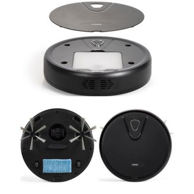 LIVOO Aspirateur Robot -  - Noir - 800 Pa - 500 ml - Autonomie 70 min