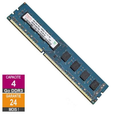 HYNIX Barrette M&eacute;moire 4Go RAM DDR3  HMT351U6CFR8C-H9 DIMM PC3-10600U 