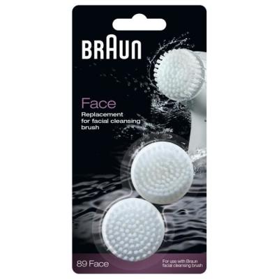 BRAUN  recharge brosse nettoyante silk-&eacute;pil se89 duopack