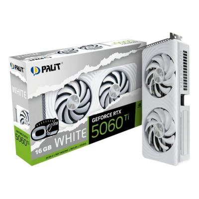 PALIT Carte Graphique -  - RTX 5060 Ti White OC - 16GB - Blanc - OC