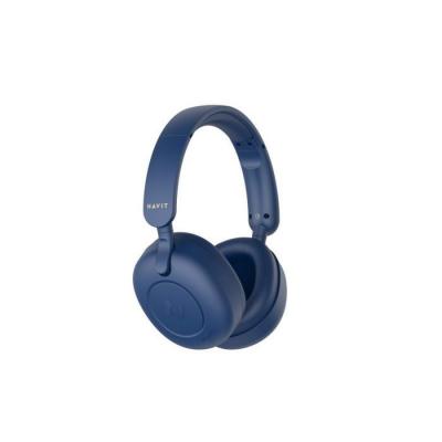 HAVIT Casque Bluetooth -  - H655BT - R&eacute;duction active du bruit - Couleur Bleu - Sans fil