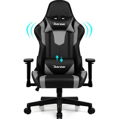 HOMIMASTER Chaise Gaming Ergonomique Fauteuil de bureau Gaming inclinable avec appui-t&ecirc;te et oreiller lombaires