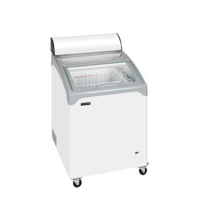 TEFCOLD Cong&eacute;lateur de Cr&egrave;me Glac&eacute;e Vitrage Bomb&eacute; 115 L - 