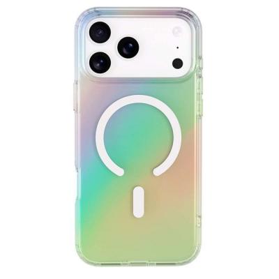 BIGBEN CONNECTED Coque MagSafe pour iPhone 17 Pro Max AntiChoc au design Holographique Multicolore