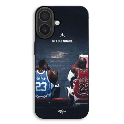 MANIACASE Coque Pour iPhone 17 Young Jordan vs Old Jordan Be Legendary Basket