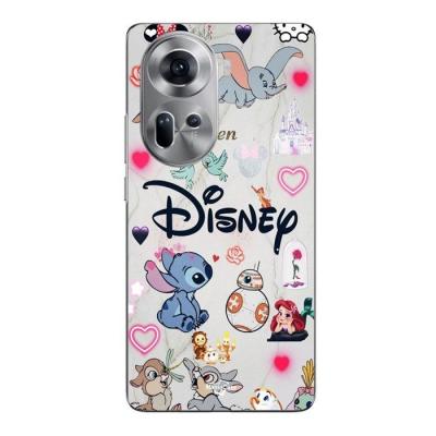 MANIACASE Coque Pour Oppo Reno 11 5g Disney personnages Stitch Ariel Dumbo