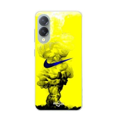 MANIACASE Coque Pour Samsung Galaxy S25 Edge logo just do it  noir