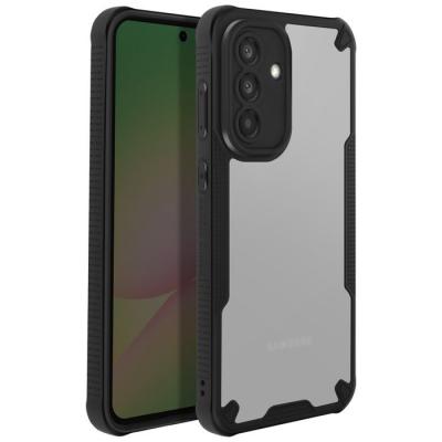 AVIZAR  Coque pour Samsung Galaxy A56 Coins Renforc&eacute;s Noir transparent