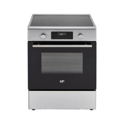 CONTINENTAL EDISON Cuisini&egrave;re induction -  - CECI60FPS - 3 feux - L60 x H85 x P60 cm - Silver