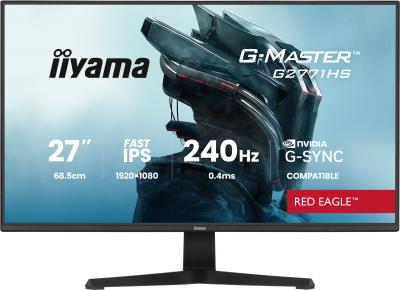 IIYAMA Ecran PC  G2771HS-B1 27""FHD 240Hz/Fast IPS/0.4ms/G-Sync#