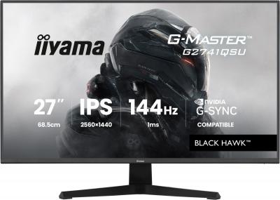 IIYAMA Ecran PC  G2741QSU-B1 27"" QHD 144Hz/IPS/1ms/AdaptSync/GSync#