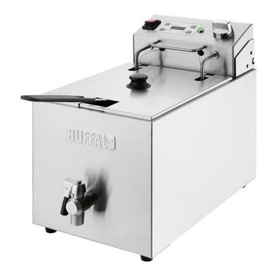 BUFFALO Friteuse Electrique Professionnelle avec Minuterie 8 Litres - 