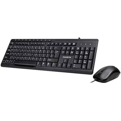 GIGABYTE  KM6300 clavier USB QWERTY Espagnole Noir