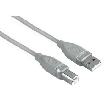 HAMA  - C&acirc;ble USB - USB (M) pour USB type B (M) - 1.8 m - gris