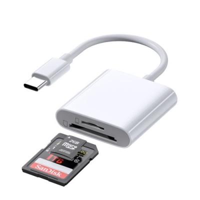 INF Lecteur de carte double SD/TF TYPE-C pour un transfert de donn&eacute;es rapide