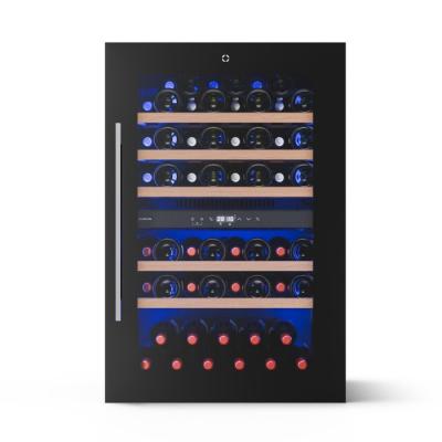 KLARSTEIN  illuminosa cave &agrave; vin encastrable 57 bouteilles noir