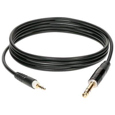 KLOTZ  C&acirc;ble mini-Jack m&acirc;le TRS / Jack m&acirc;le TRS, 60cm Adaptateur