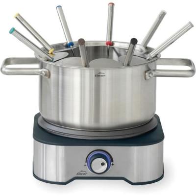 LACOR  Appareil &agrave; Fondue &Eacute;lectrique Inox - Grey Plus - 1.2 L