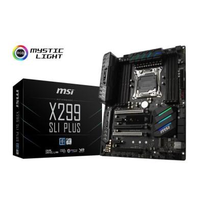MSI  X299 SLI Plus Carte m&egrave;re Intel Core X-Series Socket LGA2066 SATA