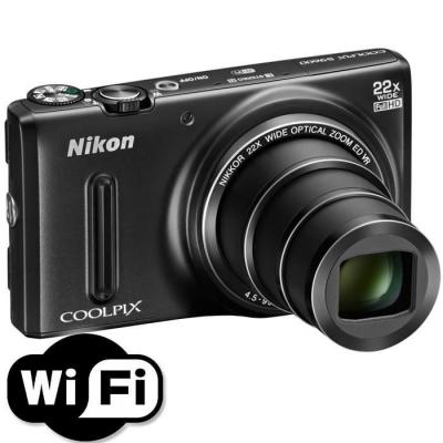 NIKON Coolpix S9600 Noir - CMOS 16MP Zoom 22x 