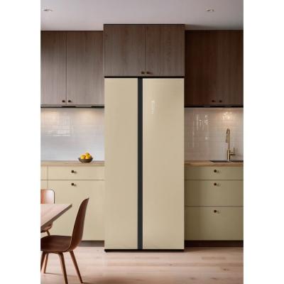 CREATE FRIDGE STUDIO SIDE BY SIDE 550 - R&eacute;frig&eacute;rateur Side by Side 550 L - Sable