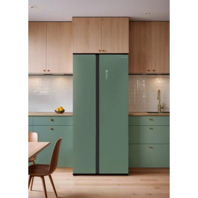  FRIDGE STUDIO SIDE BY SIDE 550 - R&eacute;frig&eacute;rateur Side by Side 550 L - Vert sauge