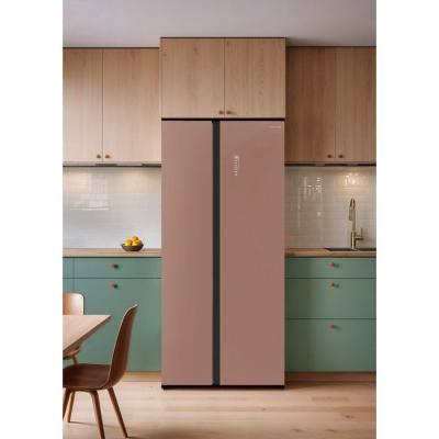 CREATE FRIDGE STUDIO SIDE BY SIDE 550 - R&eacute;frig&eacute;rateur Side by Side 550 L - Moka