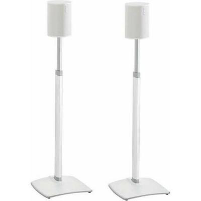 SANUS Pieds d'Enceinte R&eacute;glables WSSE1A2-W2 pour Sonos Era 100 - Lot de 2 - Blanc