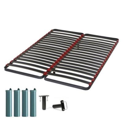 EBAC Sommier + jeu de pieds 70+70x190 C39 36 lattes