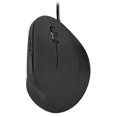 SPEED LINK Souris Ergonomique Vertical PIAVO - USB - Rubber Black