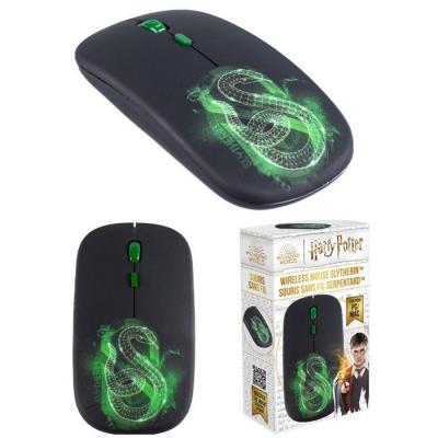 FREAKS AND GEEKS Souris Sans Fil - - Harry Potter Serpentard - Bluetooth - 800-1600 DPI - 10 m&egrave;tres