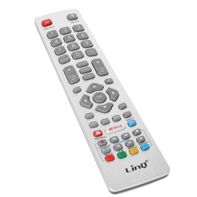LINQ T&eacute;l&eacute;commande Universelle pour T&eacute;l&eacute;viseur Sharp Touches Compl&egrave;tes Port&eacute;e 8m Blanc