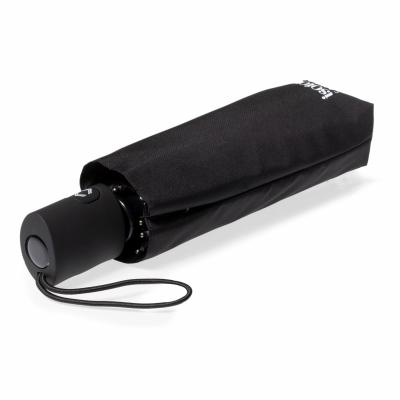 ISOTONER  Mini-parapluie automatique noir. Couleur: Noir