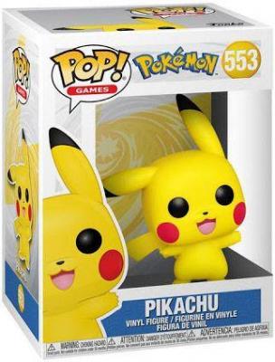 FUNKO  Pop! Games: Pokemon - Pikachu (Waving) + Pop Protector