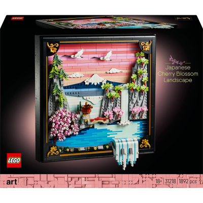 LEGO&reg; Art - Les Cerisiers en Fleurs - D&eacute;coration Murale - 31218