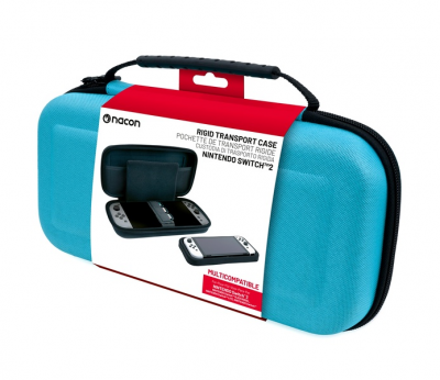 NACON Pochette de Transport Rigide Bleu Nintendo Switch 2