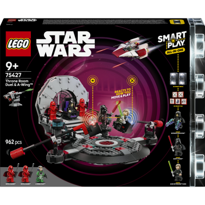 LEGO Star Wars SMART Play : Duel dans la Salle du Tr&ocirc;ne et Chasseur A-Wing 75427 LEGO