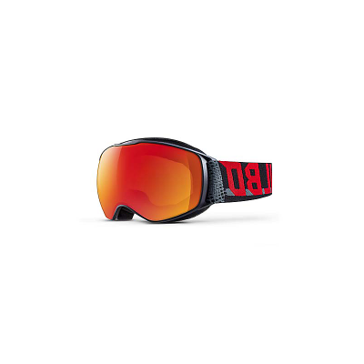 JULBO  Echo Masque de ski Gar&ccedil;on, Noir/Gris/Rouge, S